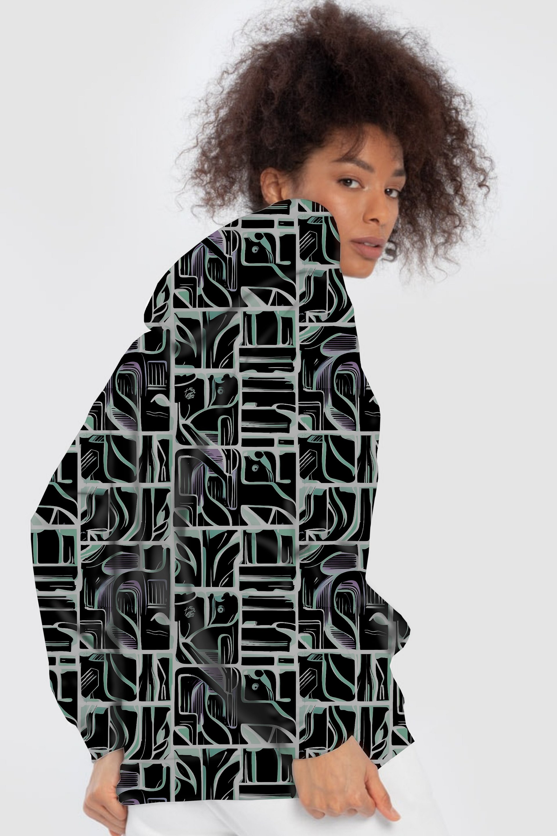 Queen of the Awkward Hug #Autism All Over Print Hoodie product image (5)