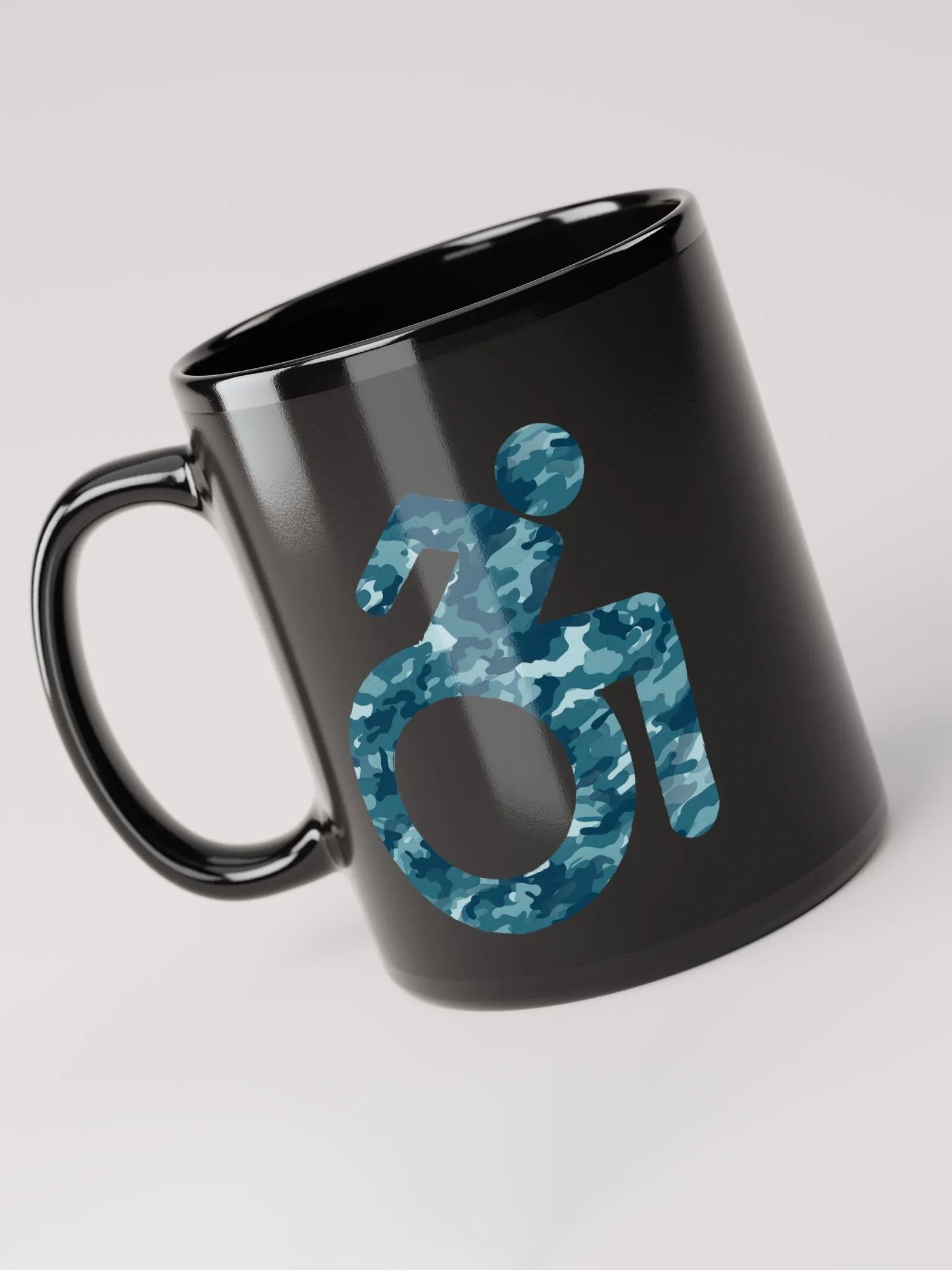 Wheelie, Blue Camo Mug product image (3)