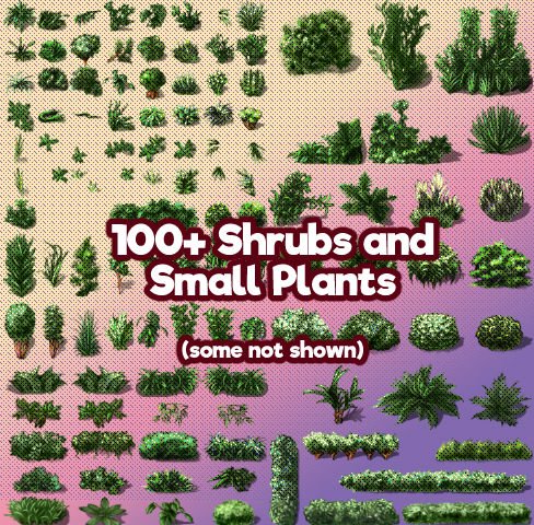 KR Trees and Foliage Super Tileset for RPGs v2! product image (5)