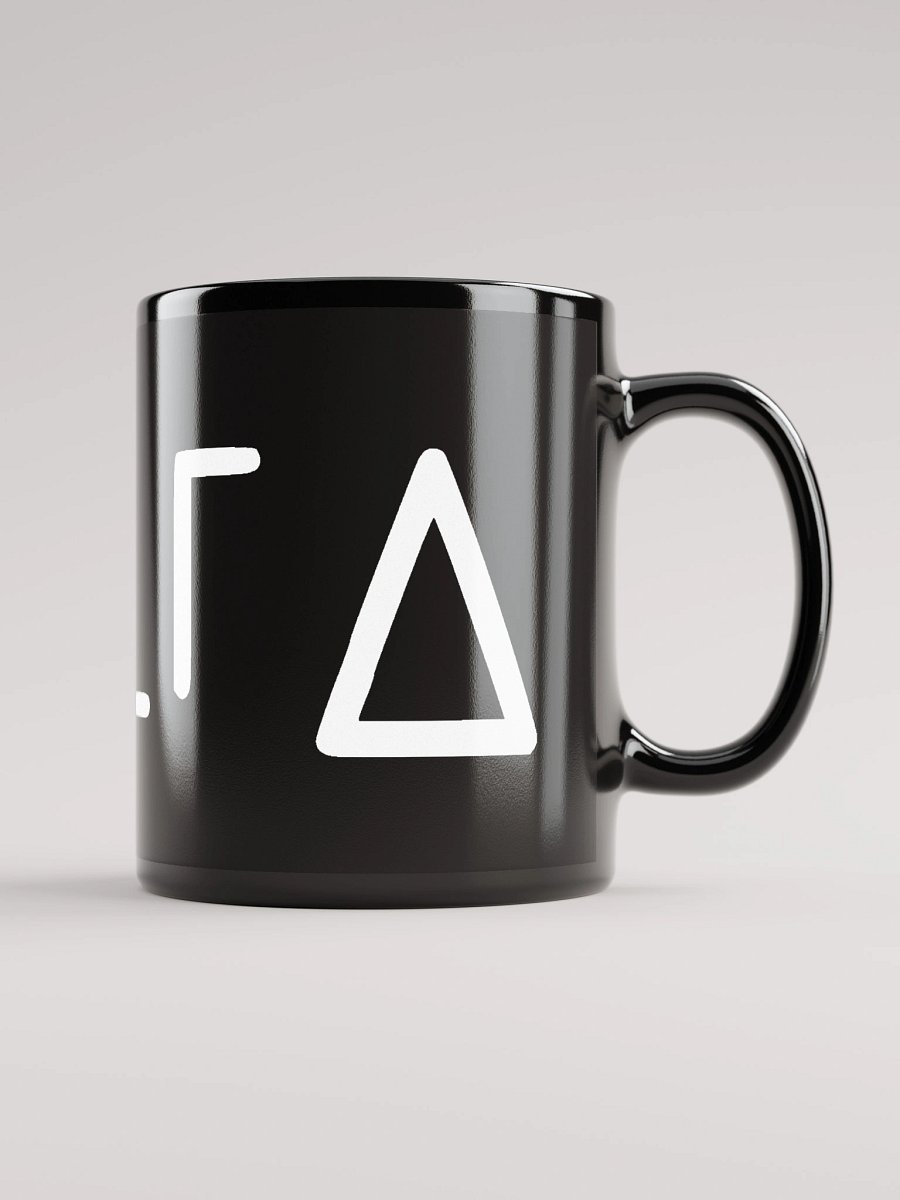 DELTA Mug Text Wht/Blk product image (1)