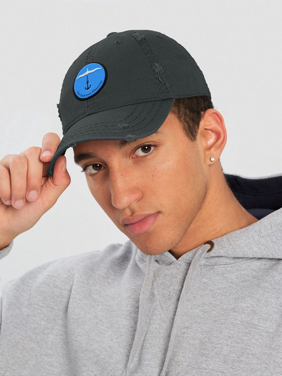 Anchored Albatross Distressed Dad Hat product image (5)