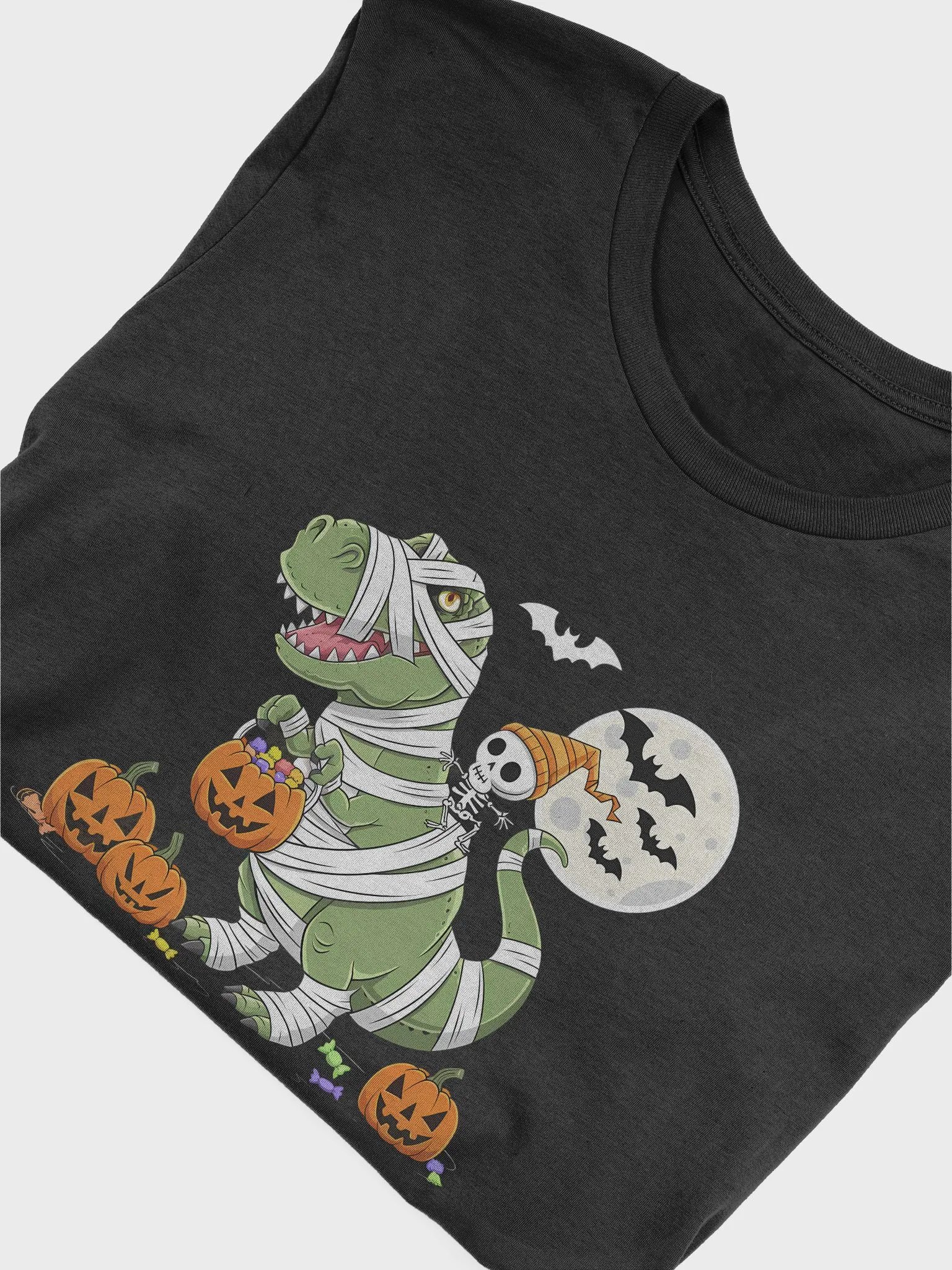 Mummy Dino Halloween Tee product image (14)