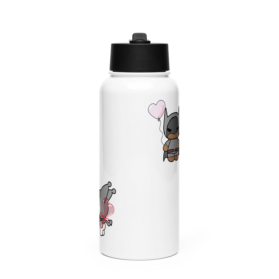 Nala Kissing Kay | Valentine's special Stainless Steel Water Bottle with a Straw Lid product image (1)