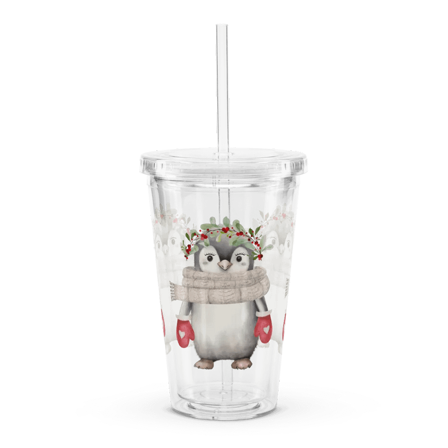 Festive Penguin Party Double Wall Tumbler product image (2)