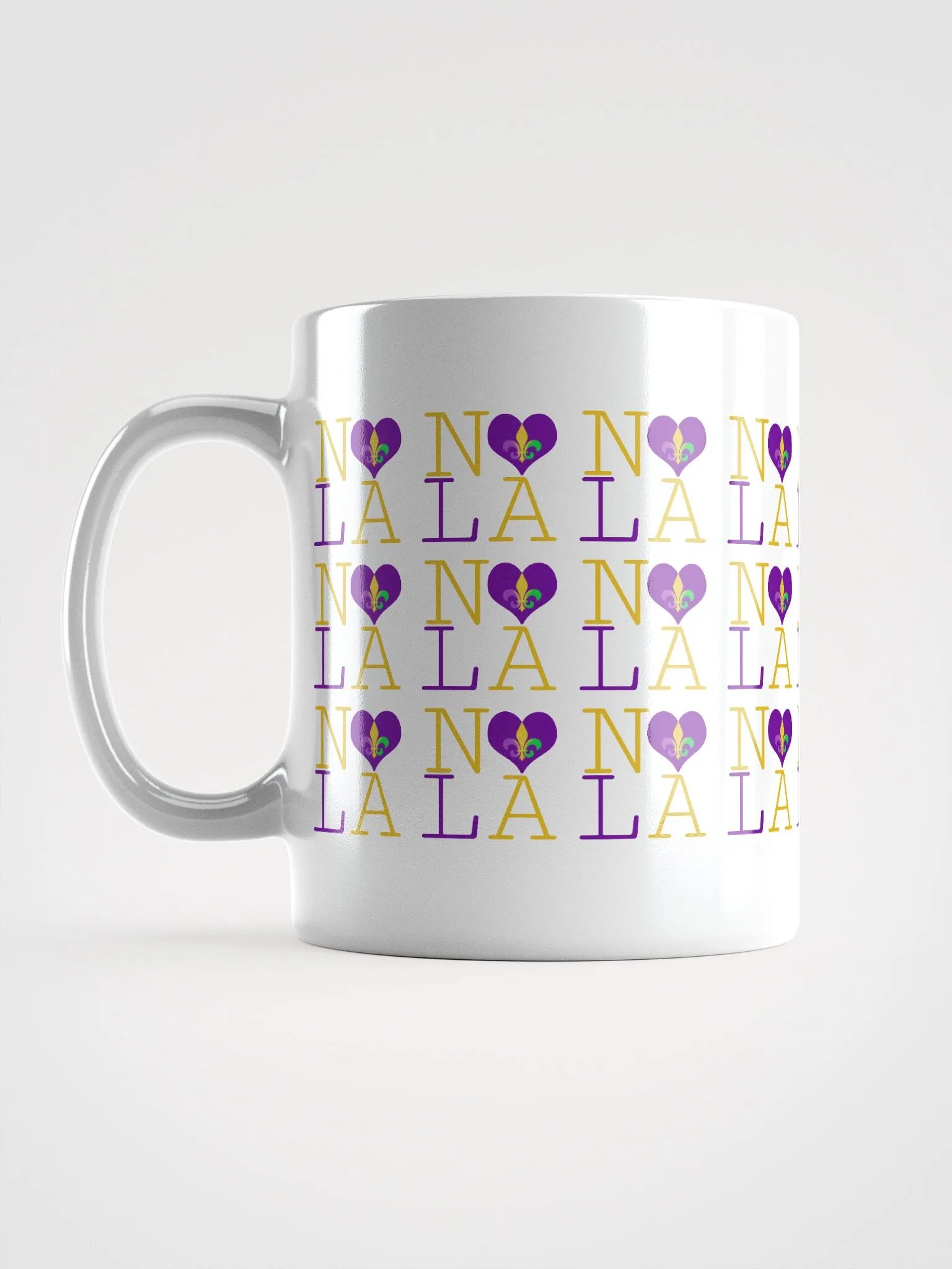 I LOVE NOLA **LEGACY MUG** (MARDI GRAS 3 INFINITY WALL) product image (17)