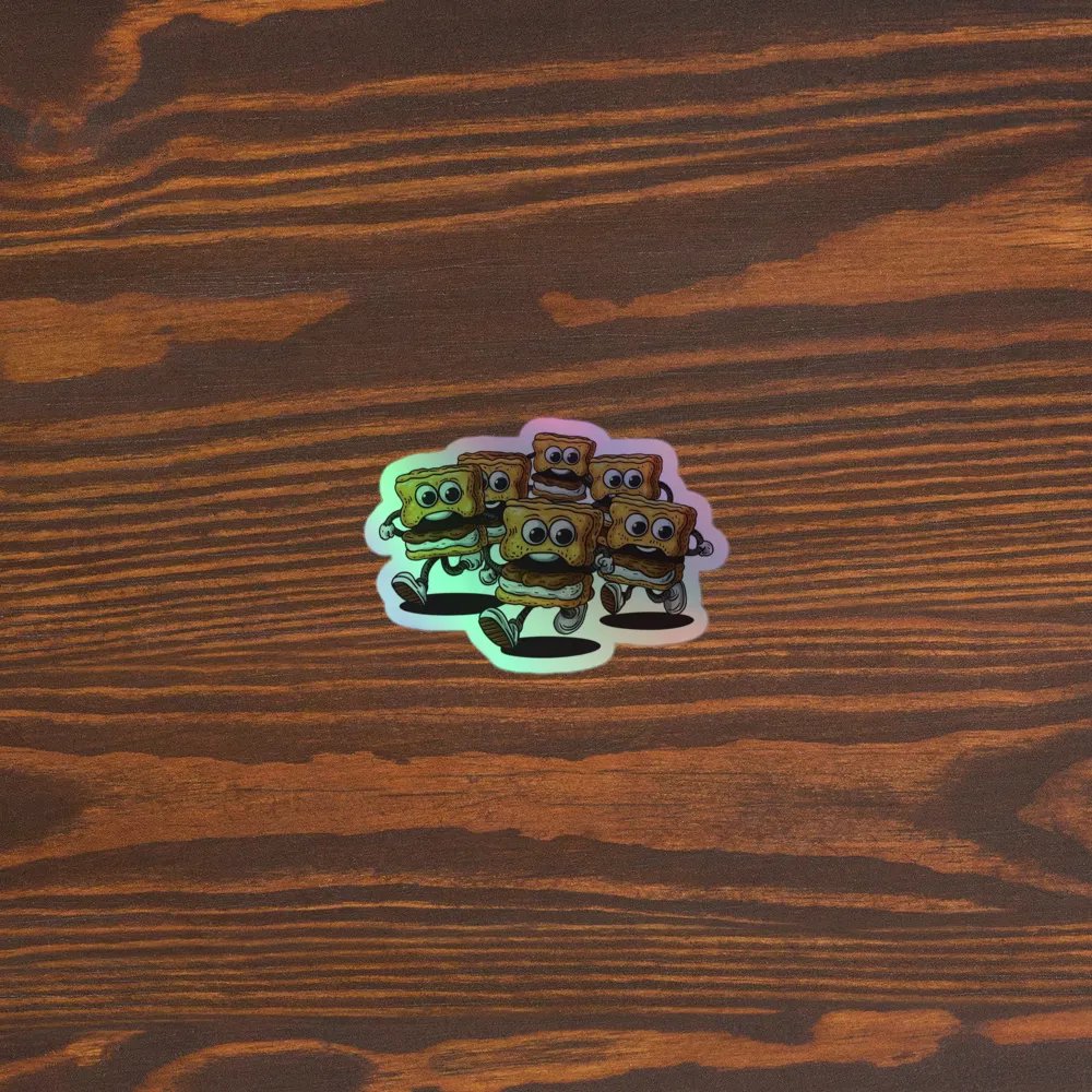 S'mores Frenzy Holographic Sticker Sheet product image (3)
