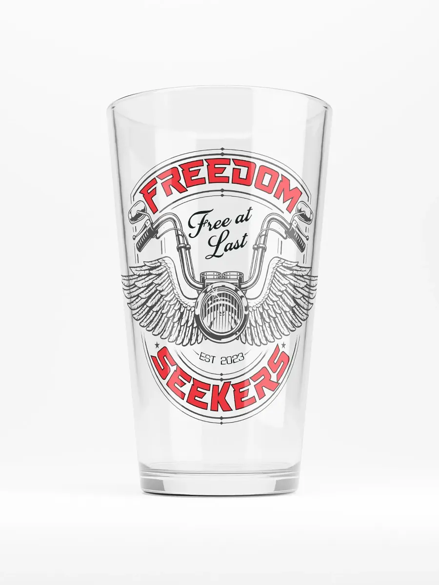 Freedom Seekers Emblem Shaker Pint Glass product image (1)