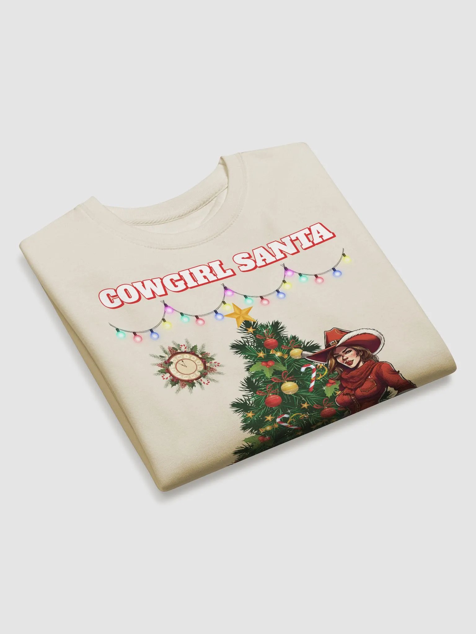 Cowgirl Santa - Christmas Sweatshirt product image (17)