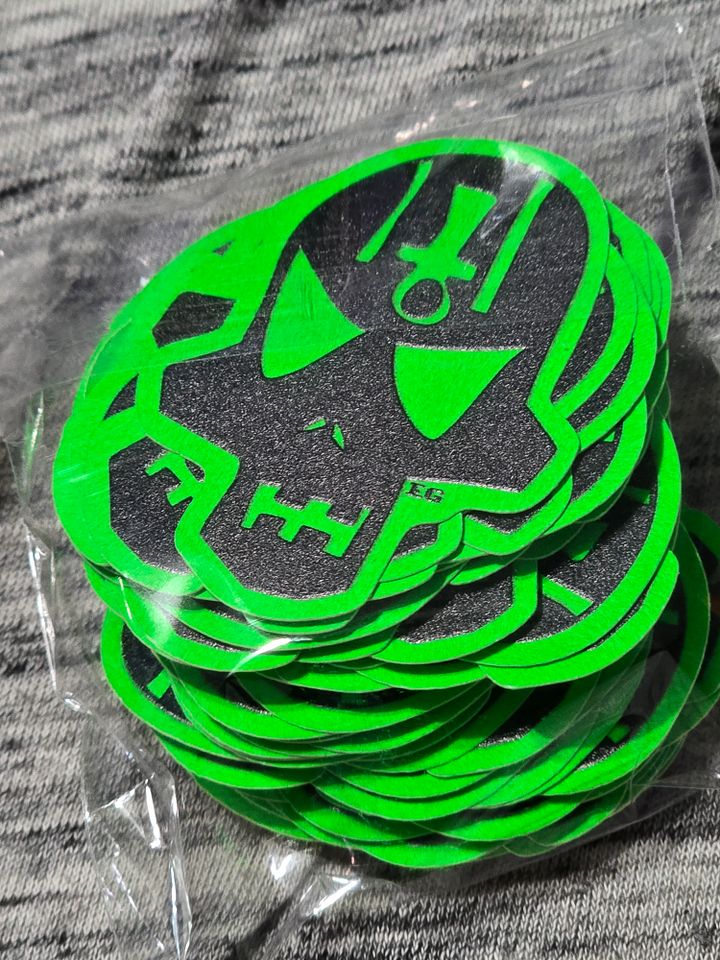 Robogyptians Florecent Green Stickers product image (1)
