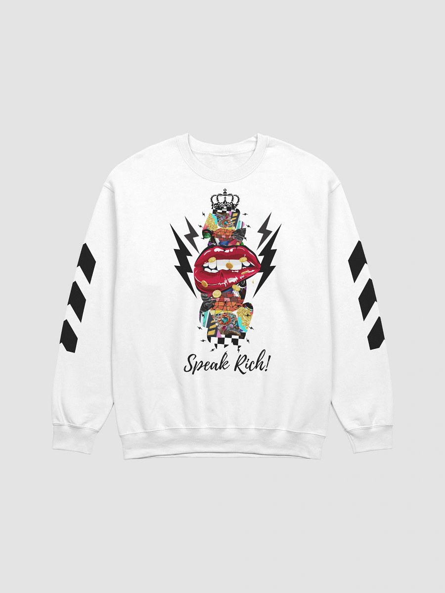 'Speak Rich' Red Lips Sweatshirt product image (1)