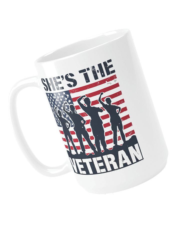 She’s The Veteran Glossy Coffee Mug product image (2)