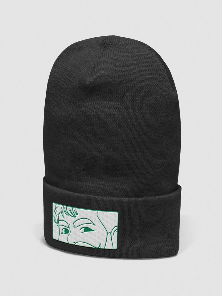 Bear Stare Beanie - Green Outline product image (15)