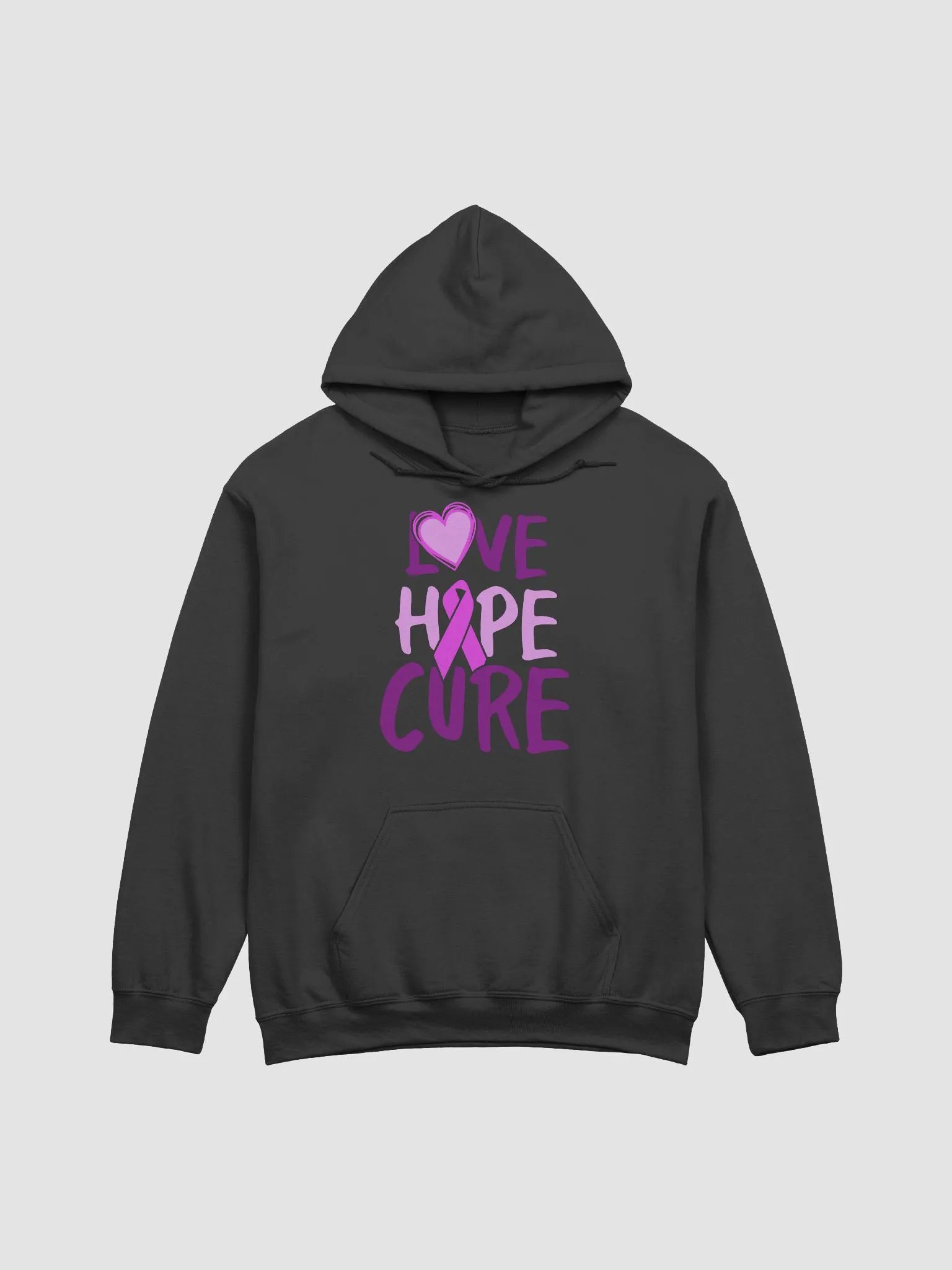 Love hope cure postal worker breast cancer HOODIE product image (1)