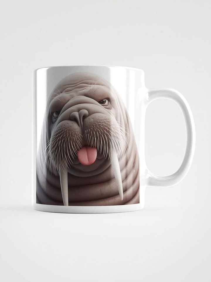 Funny Rude Walrus #Humorous Mug - White product image (1)