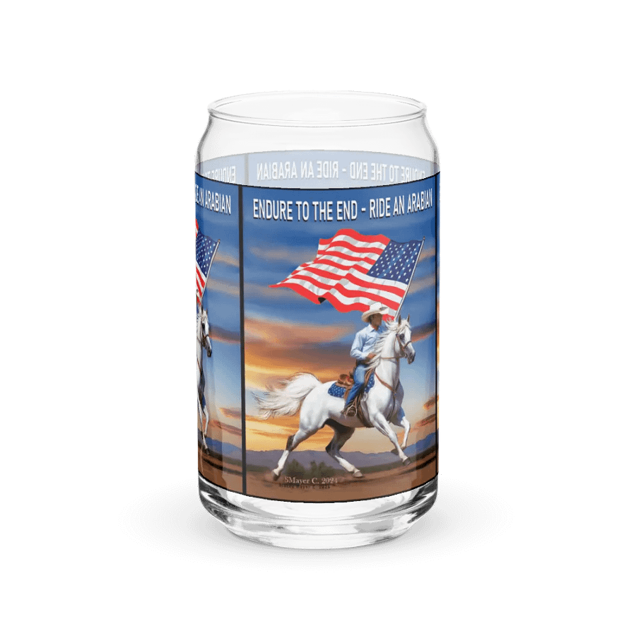 Arabian Rider Flag Glass product image (39)