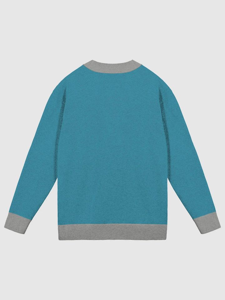 Ladies Cardigan Cyan and Grey product image (2)