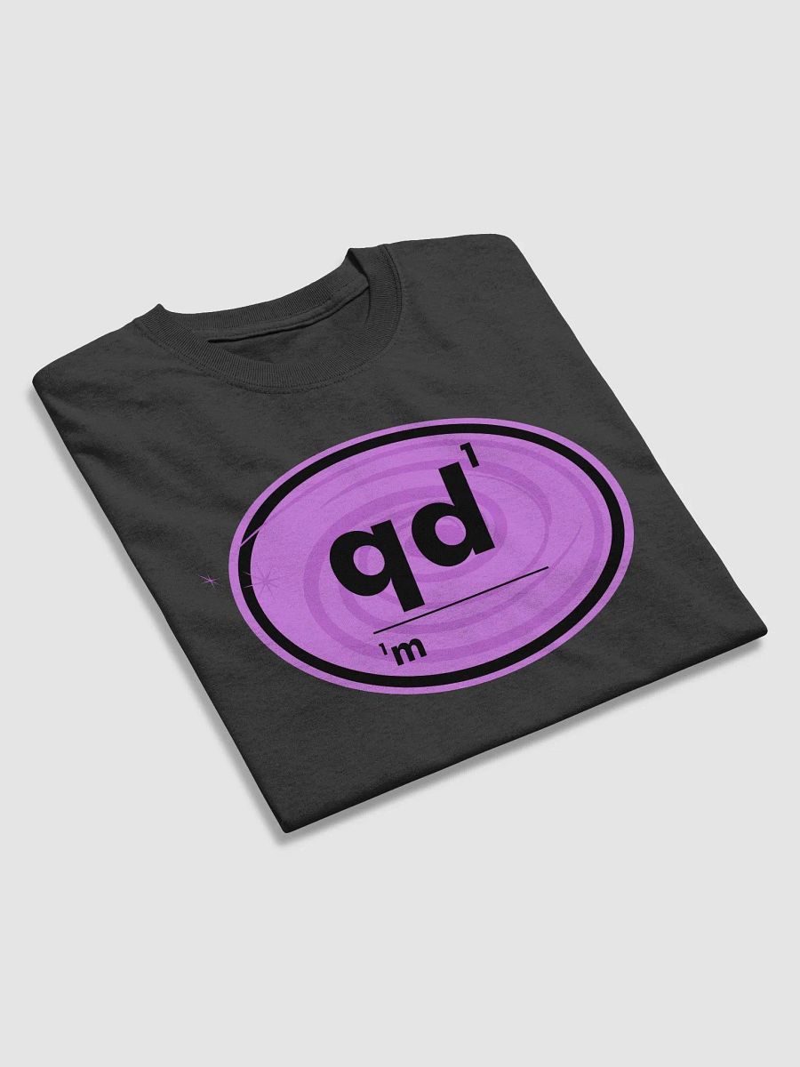 Omnibio Lab Oval Qualitative Data Matters QD1/1M Footnote T-Shirt (Front Design) product image (4)