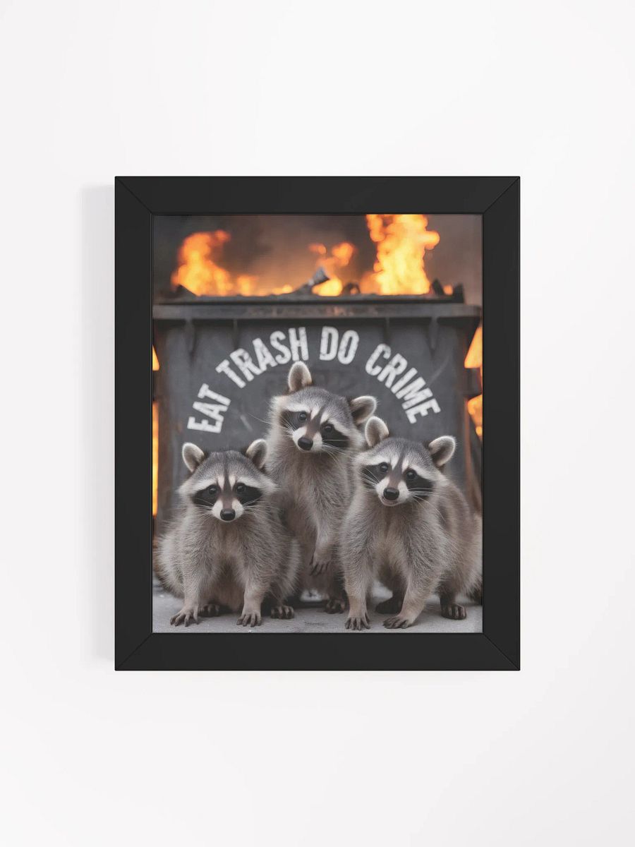 Raccoon Rebellion Framed Poster product image (5)