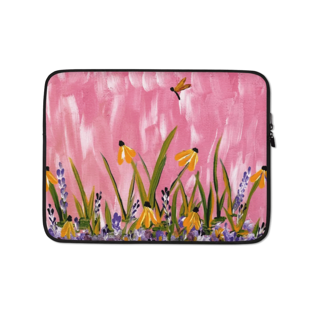 Floral Fields Laptop Sleeve product image (1)
