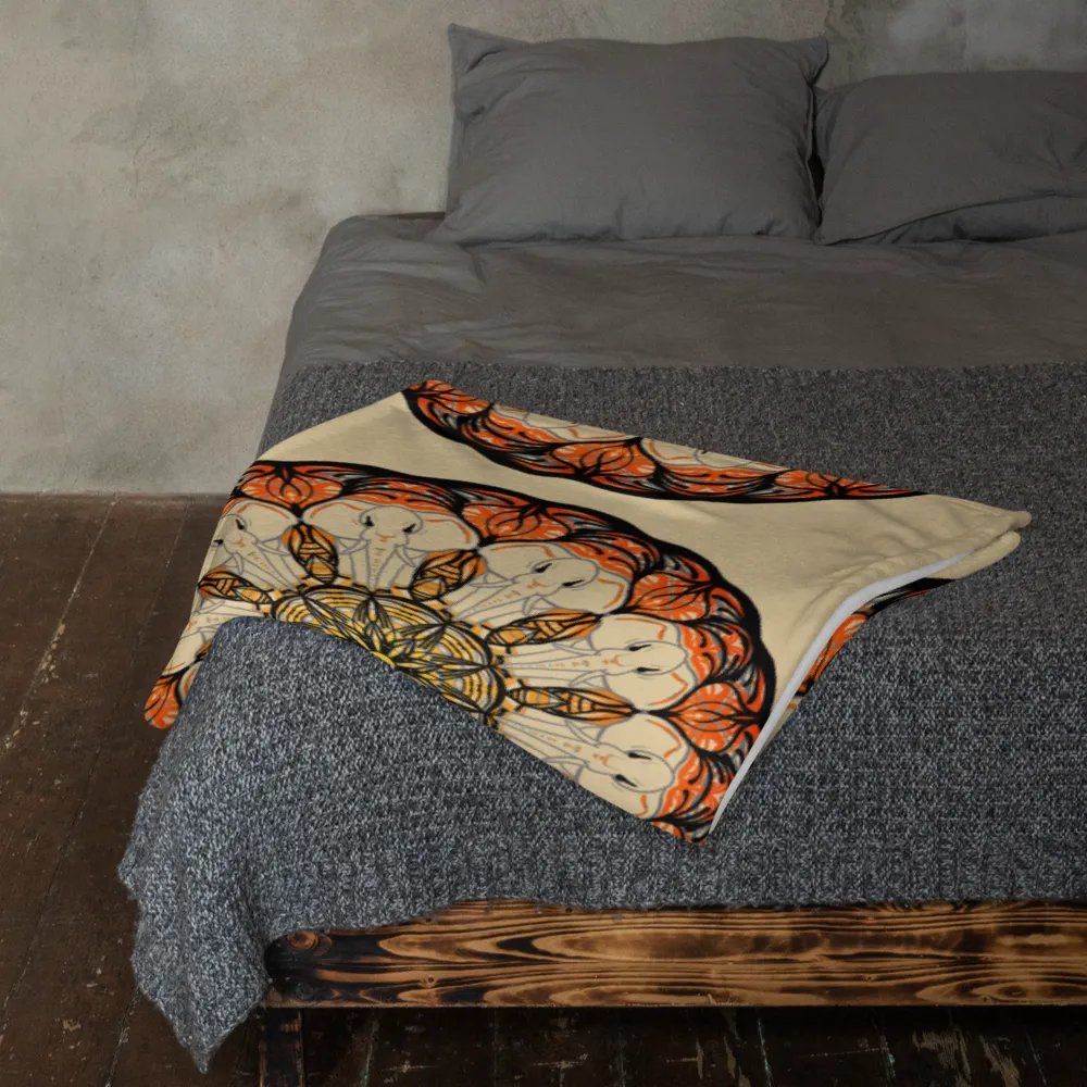 Mandala Elephants Throw Blanket product image (1)