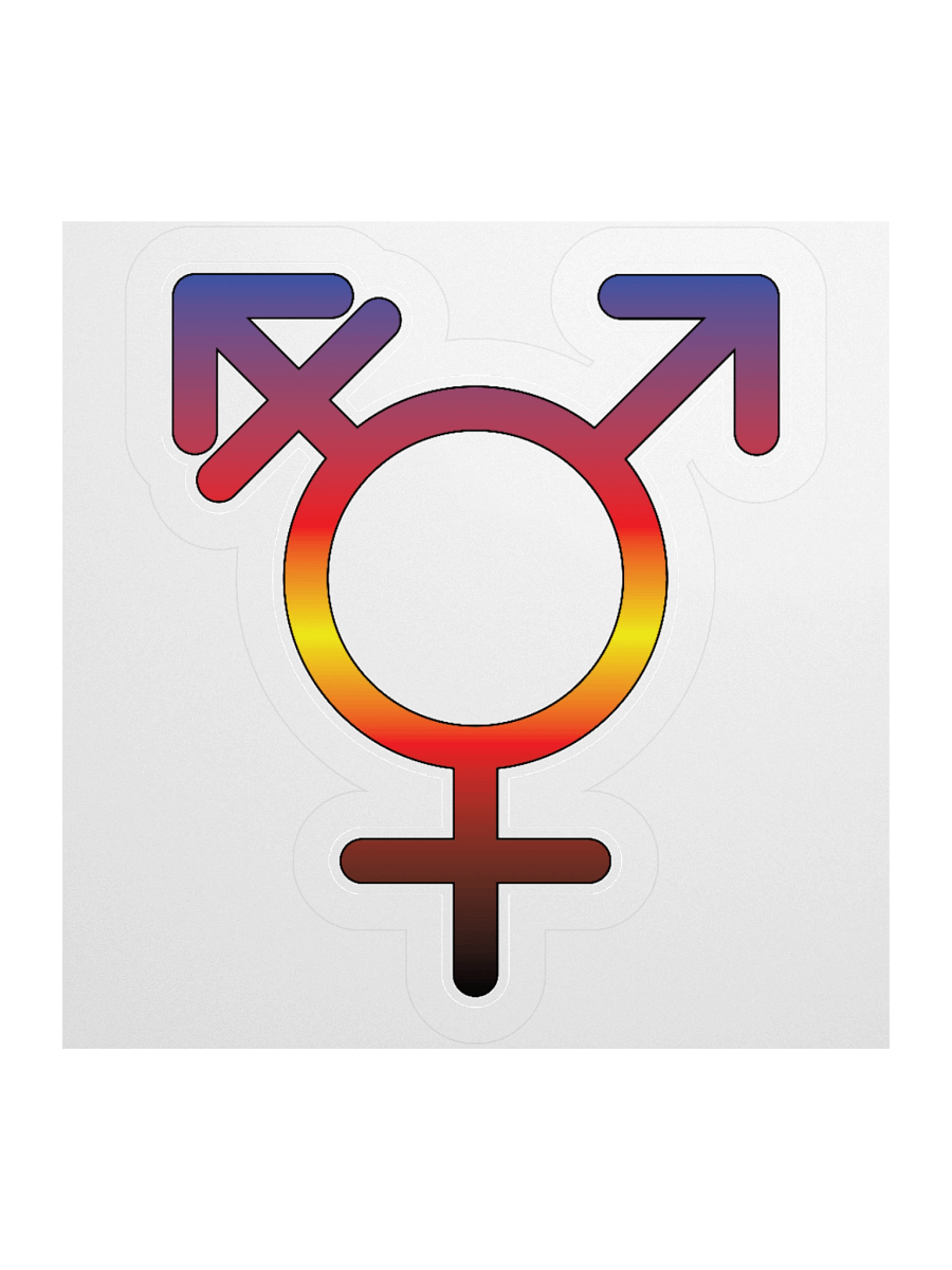 Polyamory Transgender Symbol Sticker product image (1)