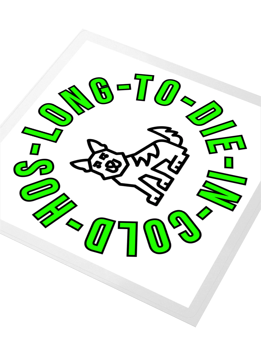 Hos Long Kiss Cut Sticker product image (3)