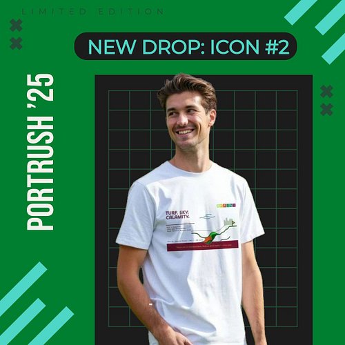 Icon #2 just dropped.
The 16th at Royal Portrush.
Calamity Corner.
236 yards of pure terror.
Available now. Worn by legends.
