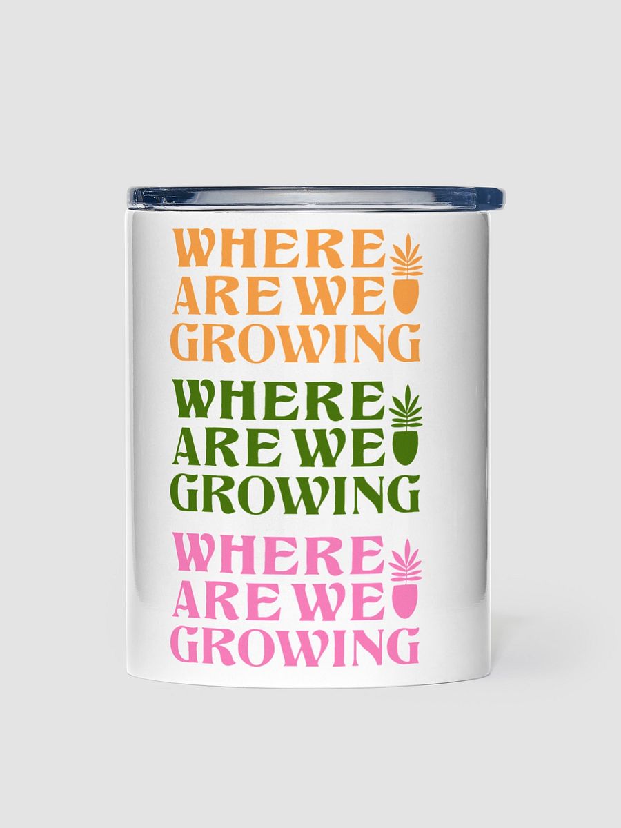 Where Are We Growing Repeating Pattern Small Tumbler product image (2)
