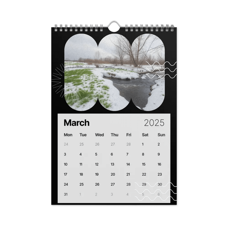 SEASONAL NATURE WALL CALENDAR 2025 product image (9)
