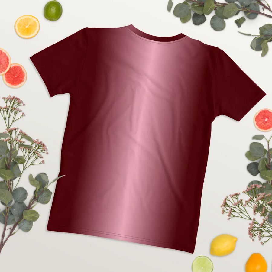 Floral Heart All Over Print T-shirt product image (8)