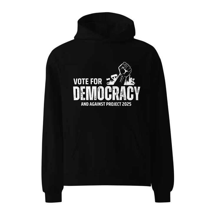 Pris-Vote For Democracy-AS Colour Unisex Premium Oversized Hoodie product image (1)