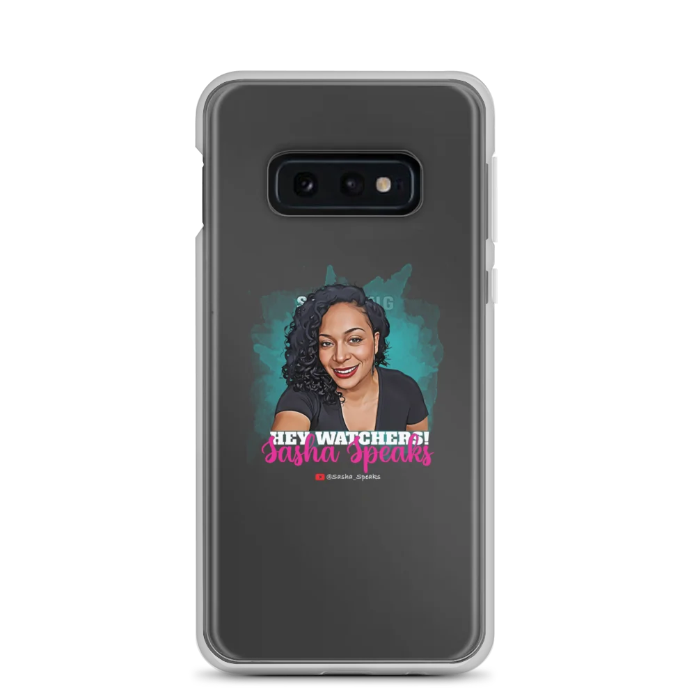 Sashas Clear Samsung Case product image (1)