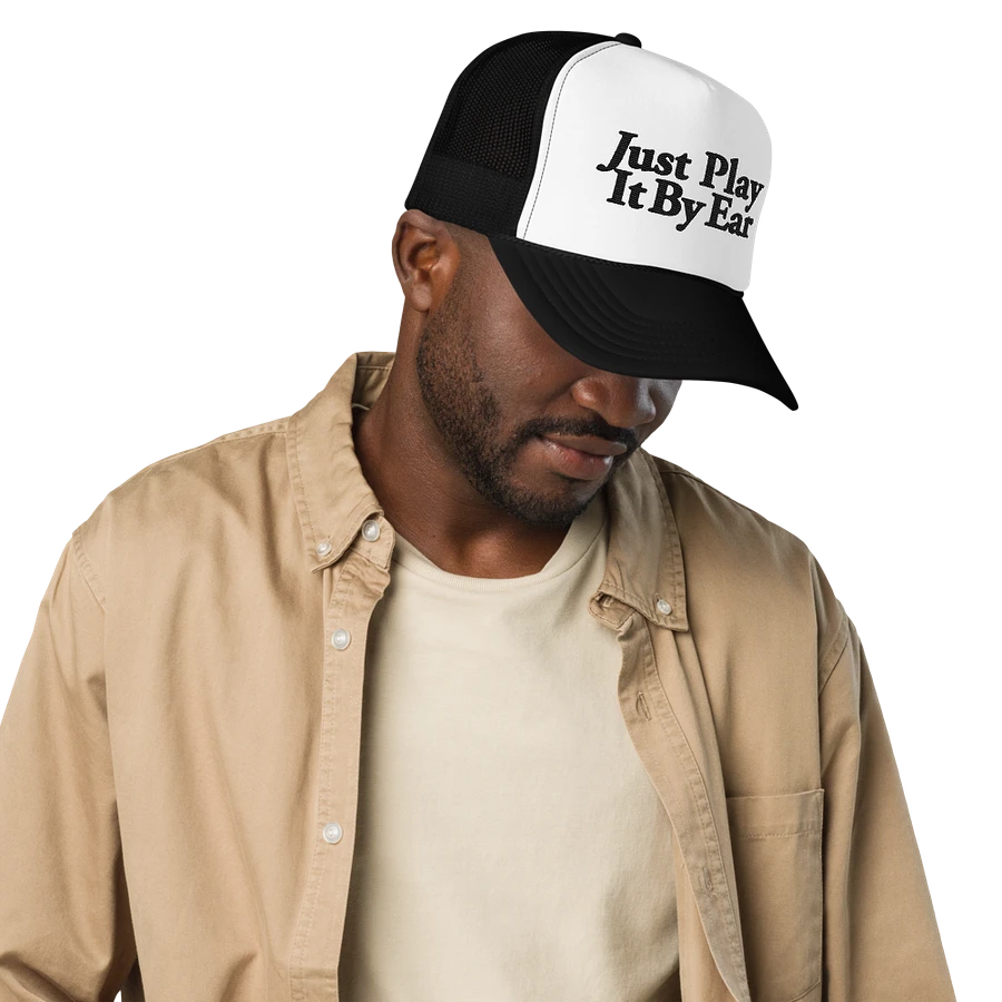 Embroidered Trucker Hat (White) product image (2)