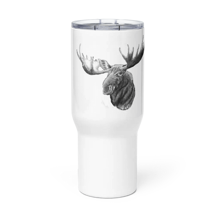 Moose Drawing Travel Cup product image (2)