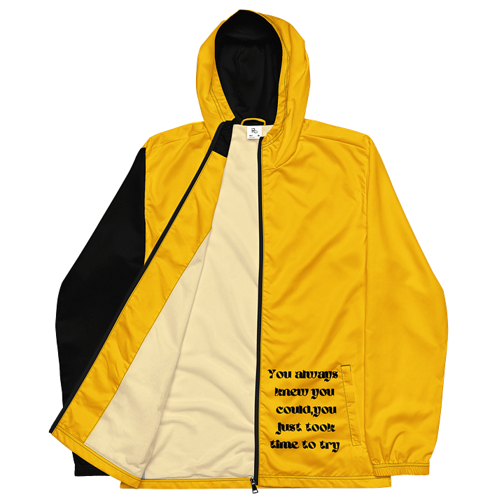 Rosalie Rose Windbreaker Black and Yellow product image (1)