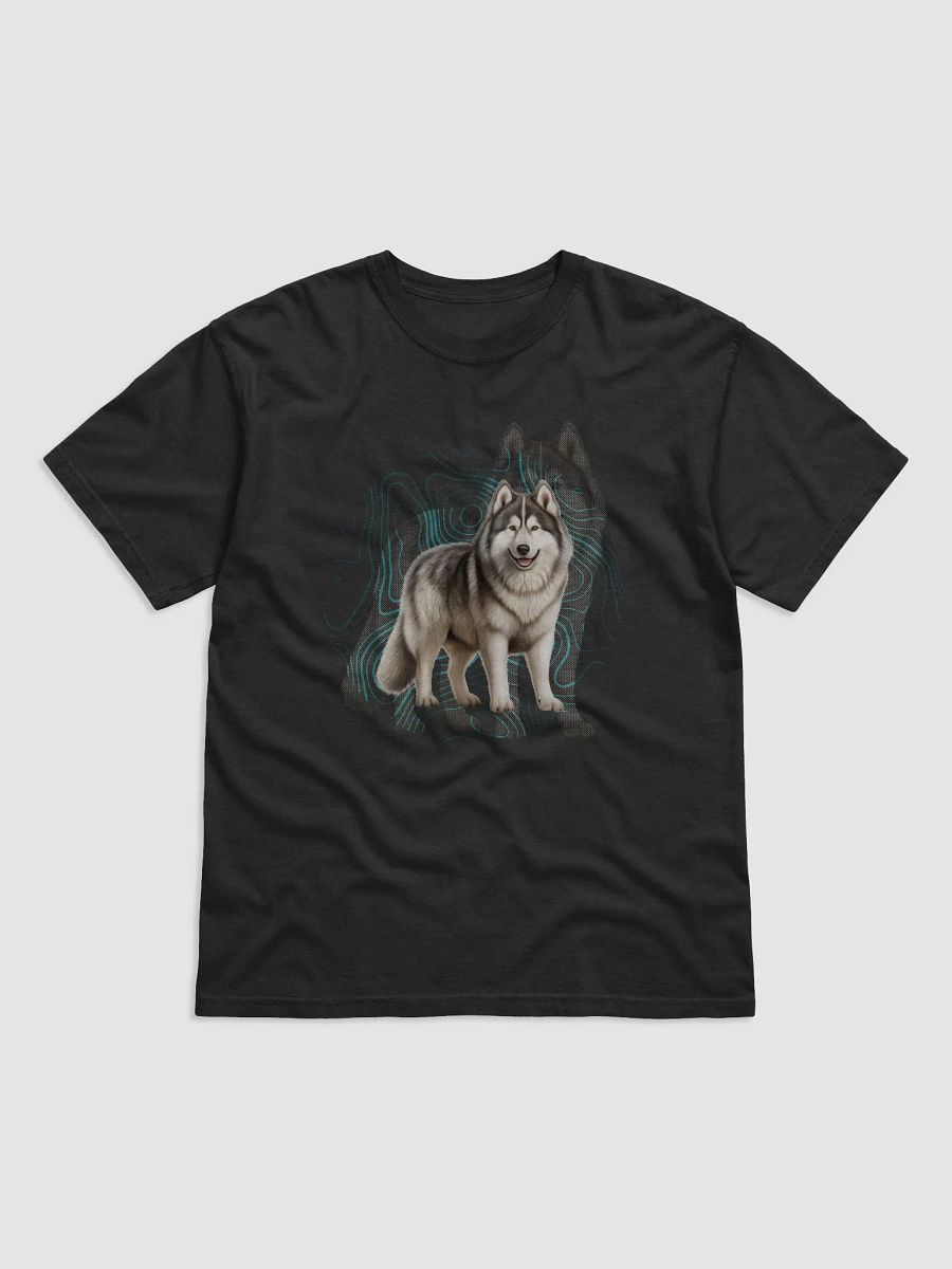 Dark Color Shadowed Alaskan Malamute Relaxed Fit T-shirt product image (2)