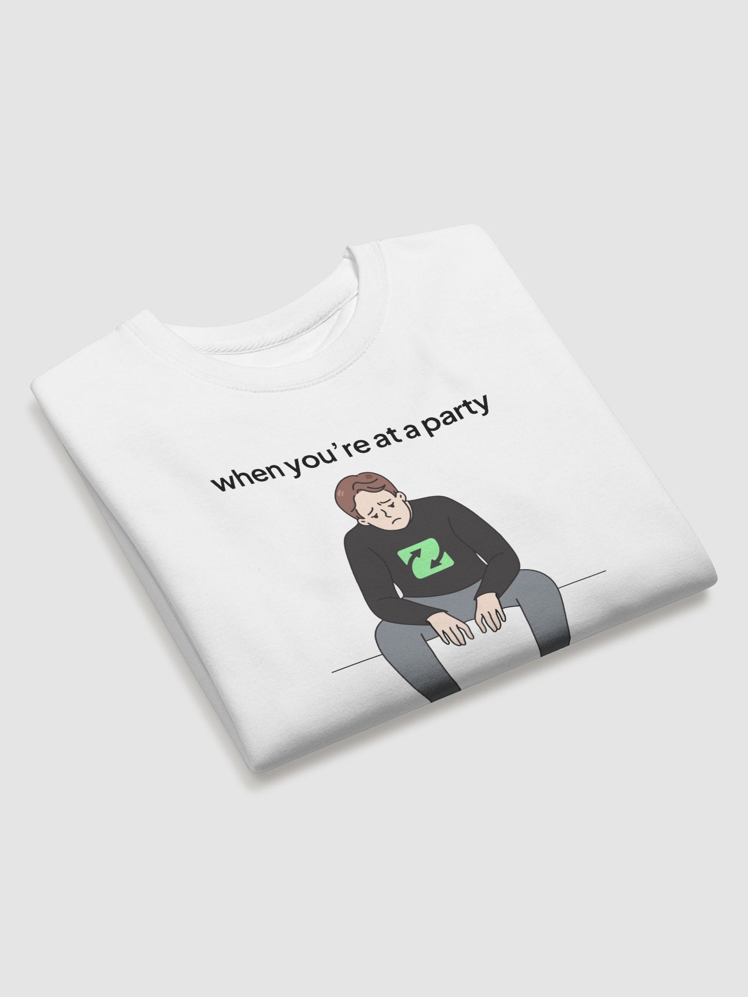 Sad at Party Meme Premium Sweatshirt product image (3)