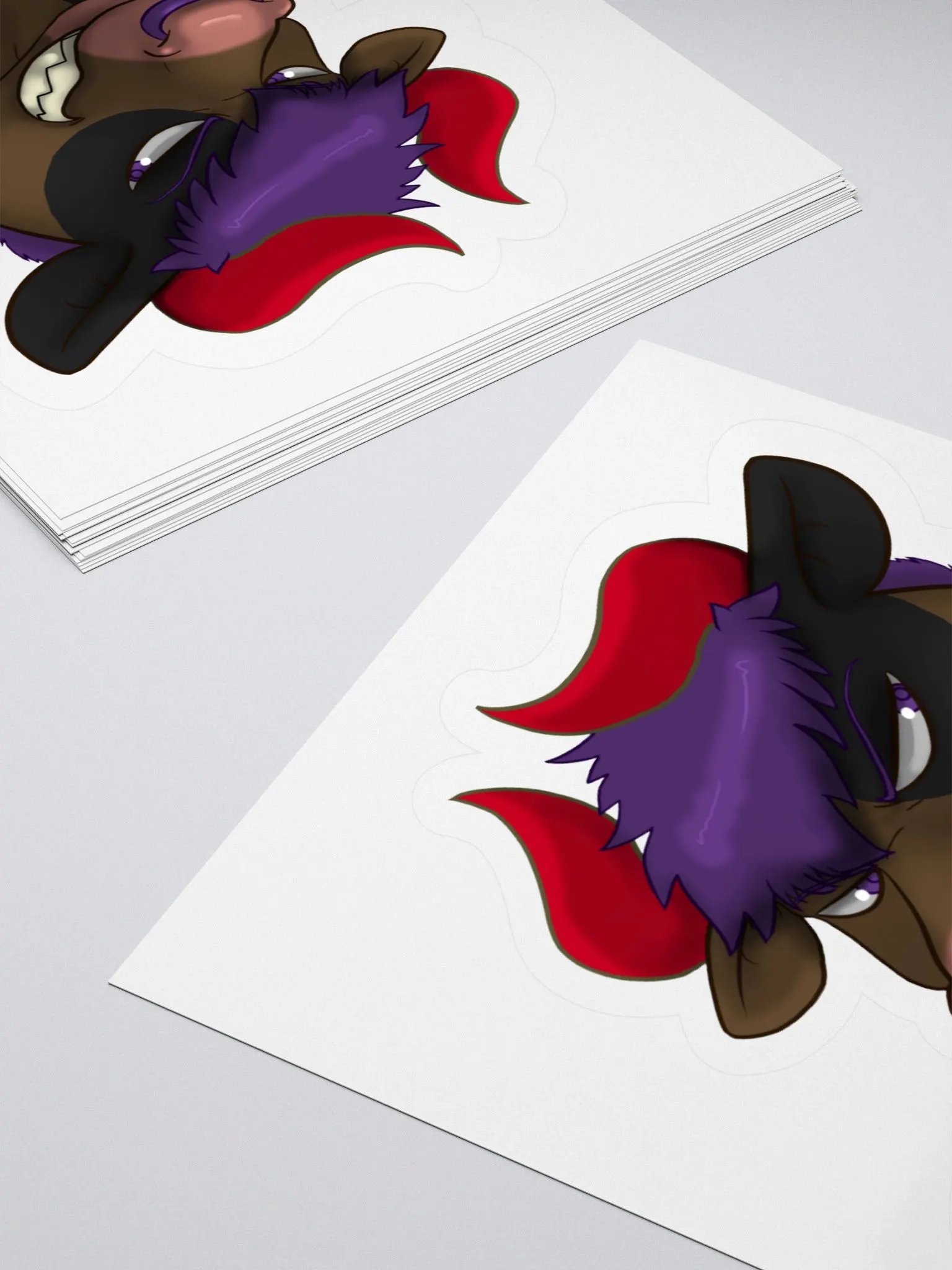 Yuuma Devil Emote Sticker product image (4)