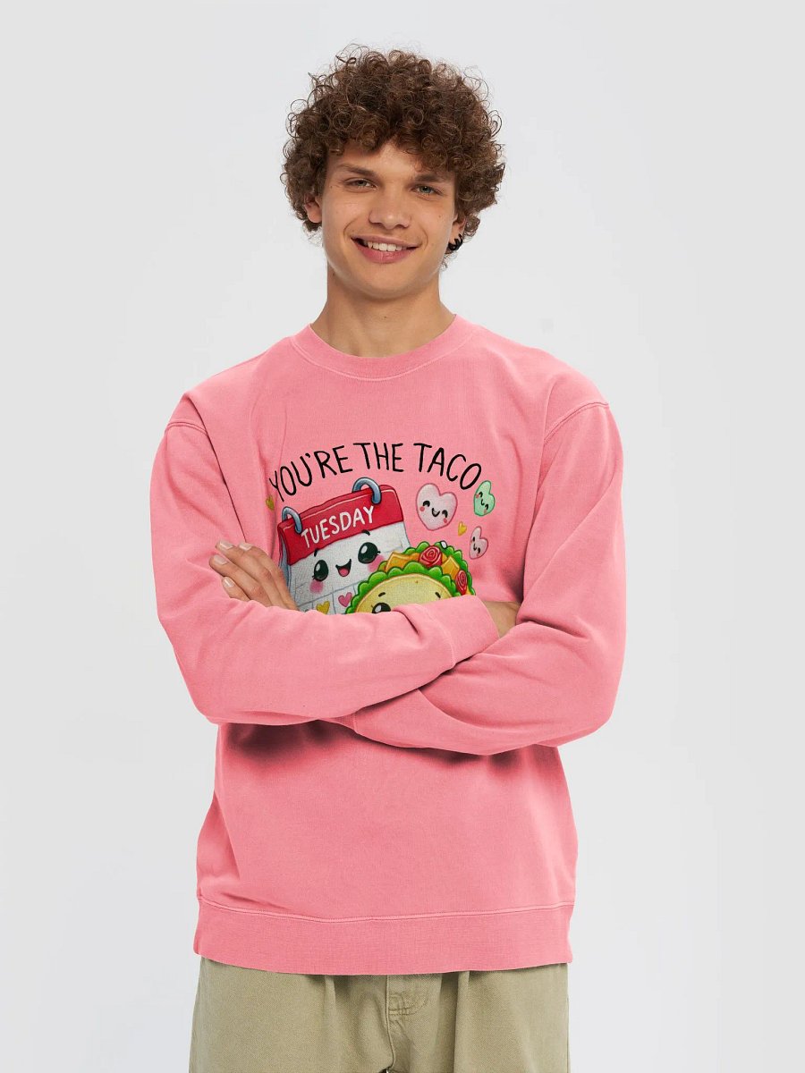 You're the Taco to My Tuesday Pink Sweatshirt product image (6)