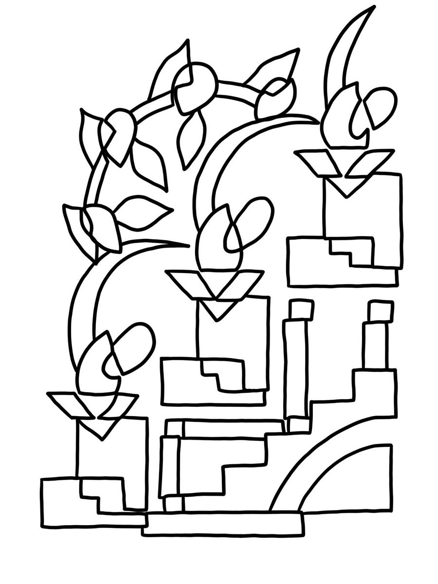 PDF, PNG - Serge Gladky’s Art Deco Coloring Book product image (4)