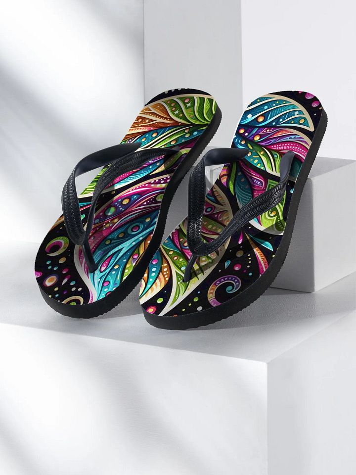 Whimsical Winged Delight Flip-Flops product image (1)