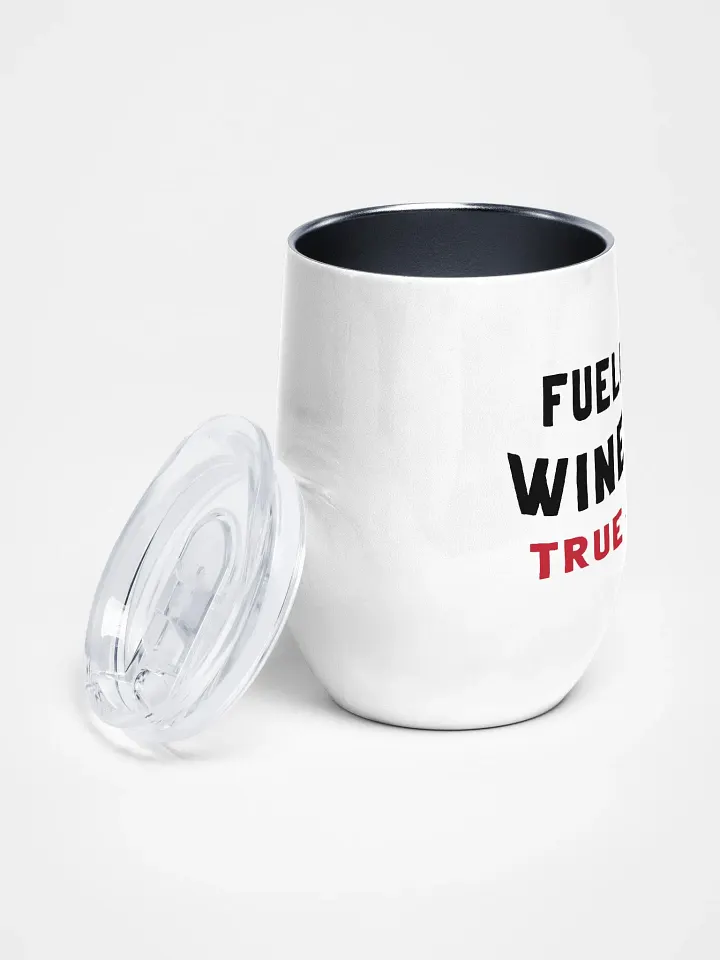 Fueled By True Crime Wine Tumbler product image (2)