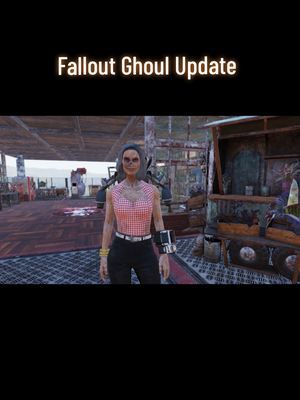 The new Ghoul Update on #fallout76 gave me those creepy vibes 😂 like the new locations, but I did change back to human form, prefer my beauty 😂😂