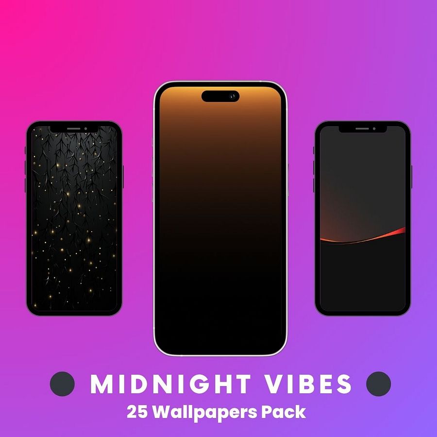 Midnight Vibes: ⚫️ Stunning Black Wallpapers for Your Phone product image (1)