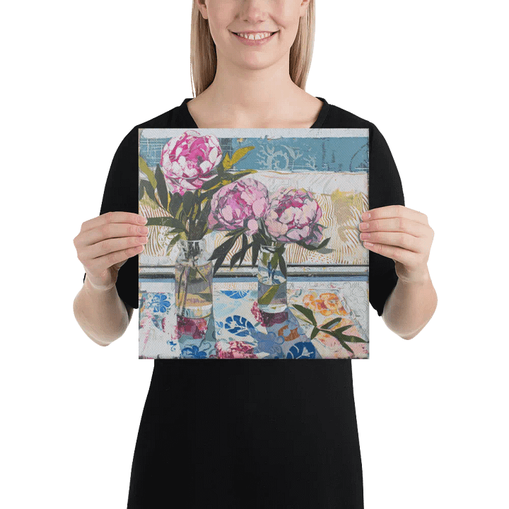 Art2401-41 Vase Flowers Still Life - Canvas Print - sm product image (2)