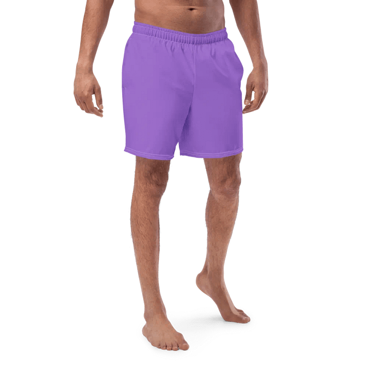 Plain Color Amethyst Swim Trunks product image (1)