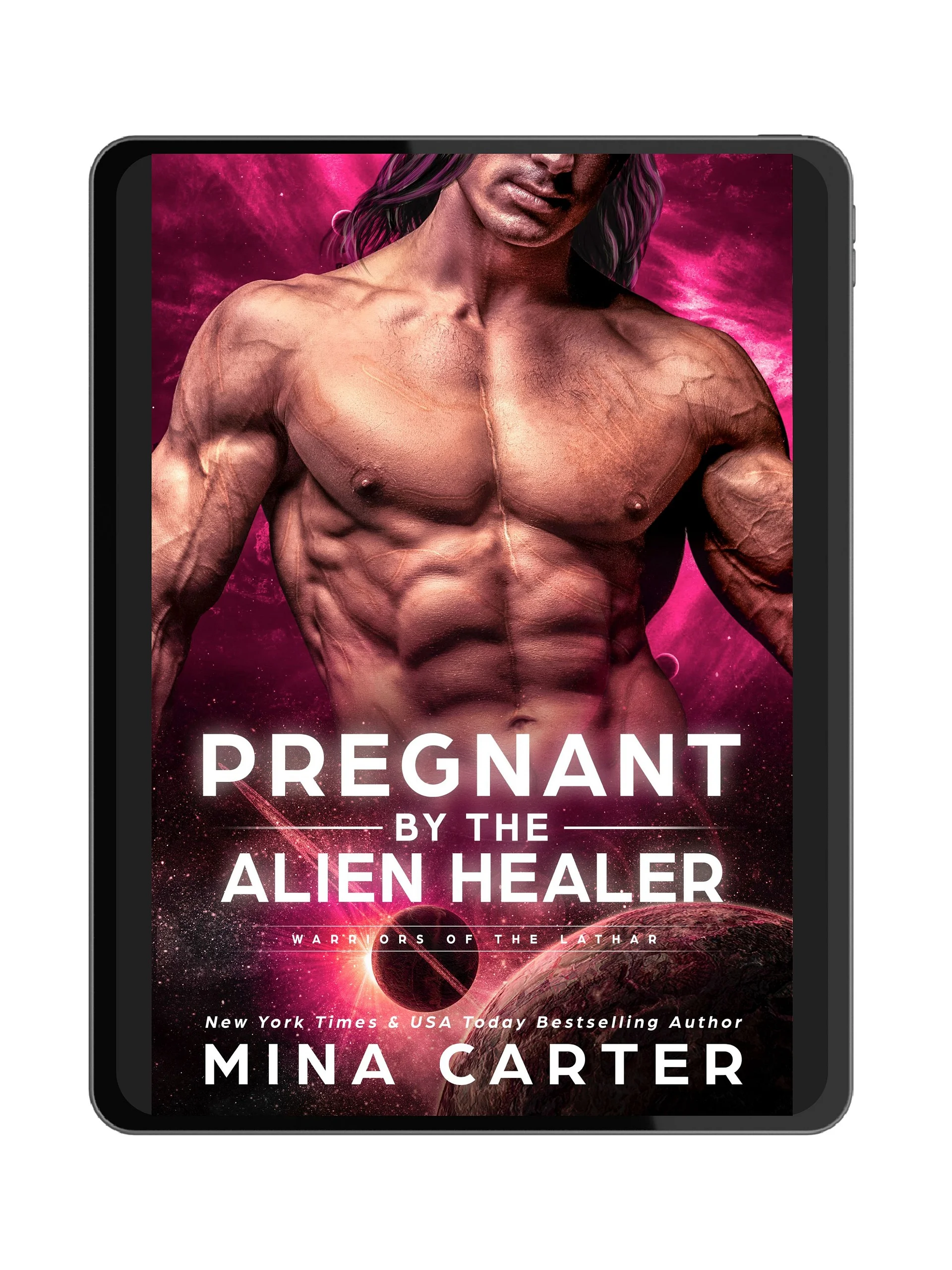 Pregnant by the Alien Healer (Book 3 of the Warriors of the Lathar Series) product image (1)