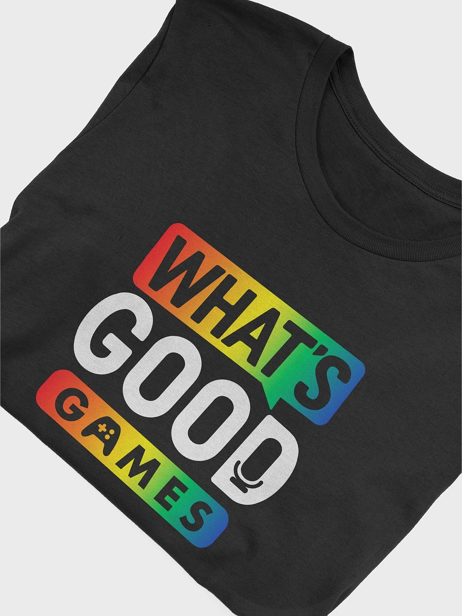 What's Good Games Rainbow Unisex T-Shirt product image (4)