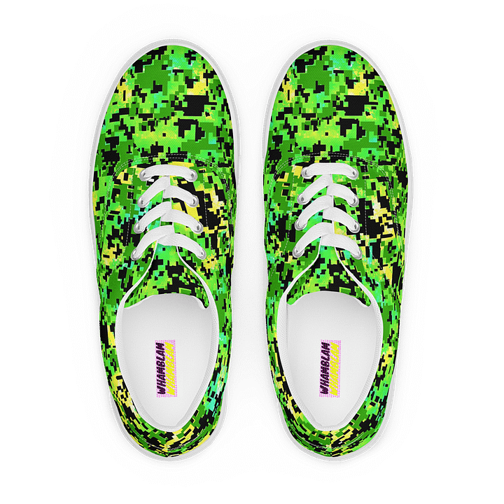 Pixel Camo Men's Canvas Sneakers product image (1)