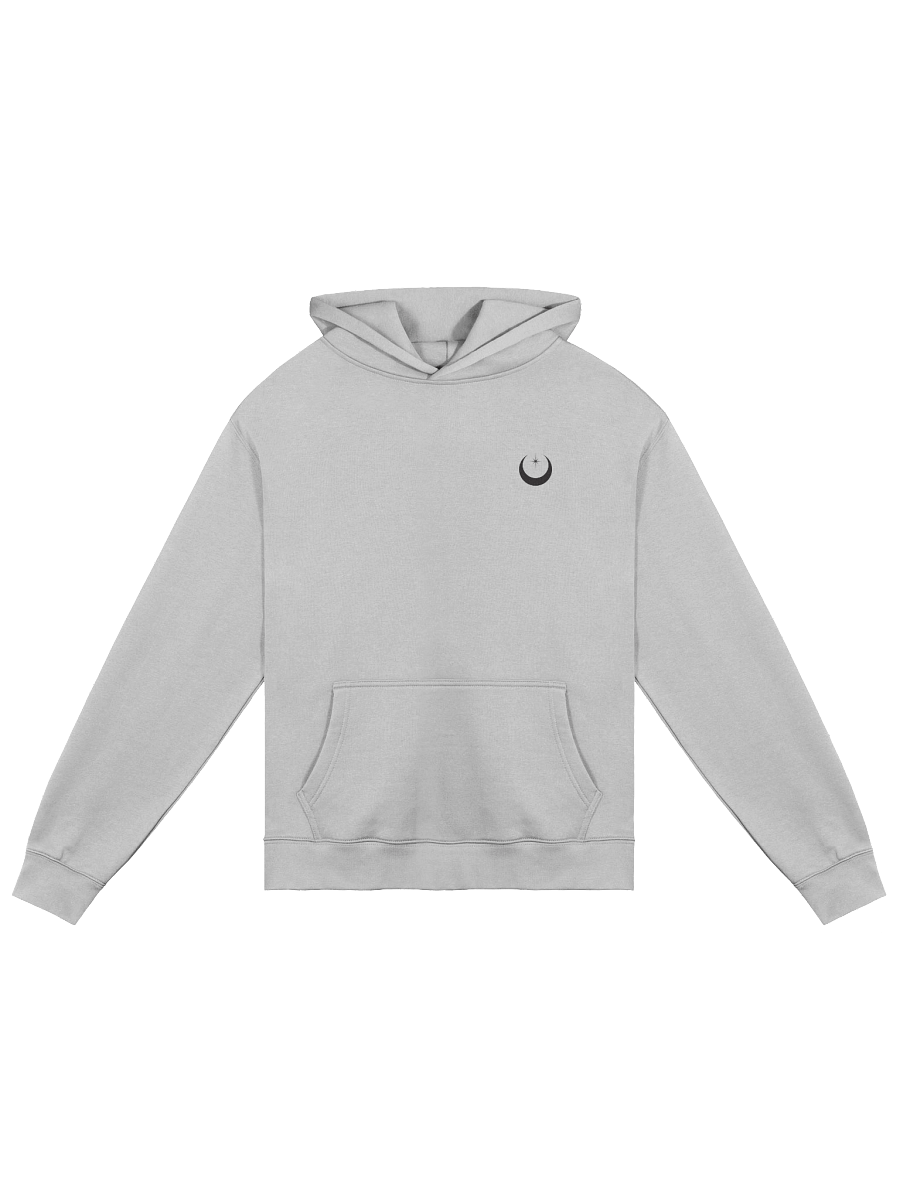 Grey Gothic Bat and Skull Oversized Hoodie product image (3)